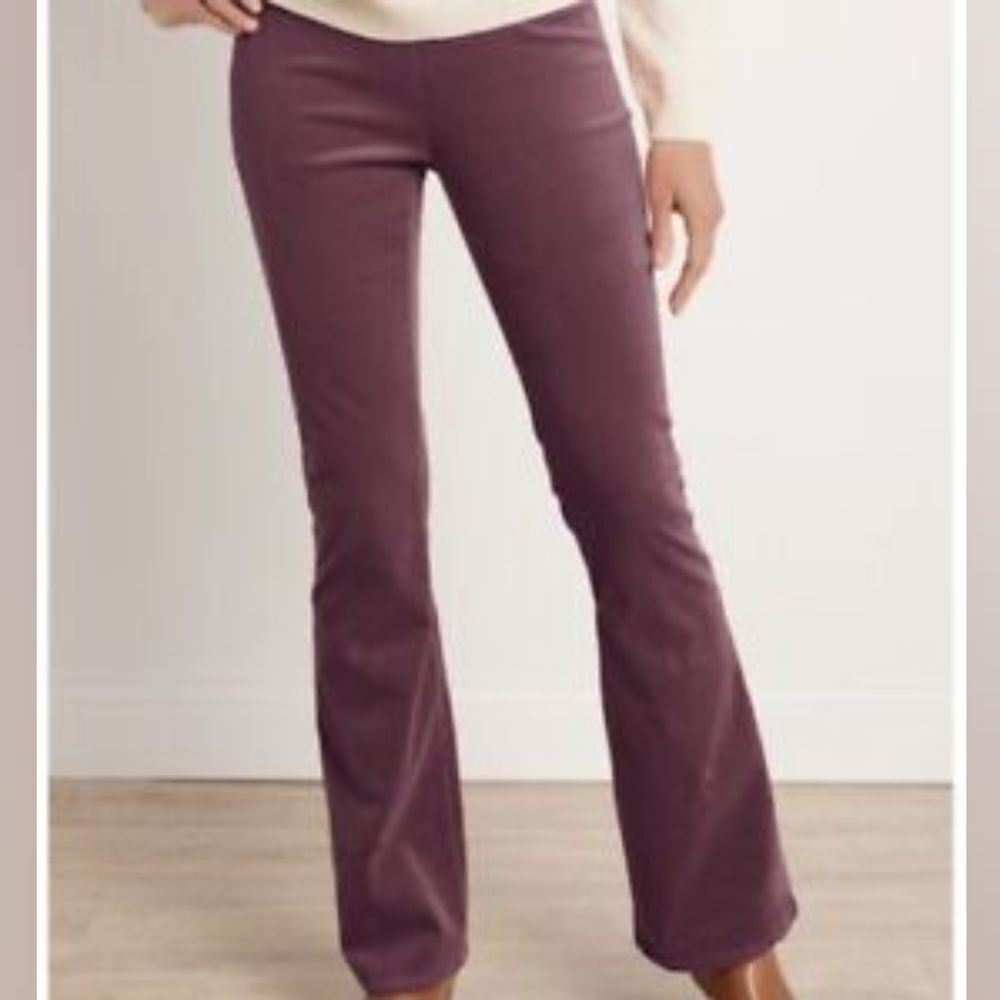 Soft Surroundings Flare Leg Pull-On Pants Size M